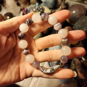 Greek worry fish bracelet (handmade, size 6.75)